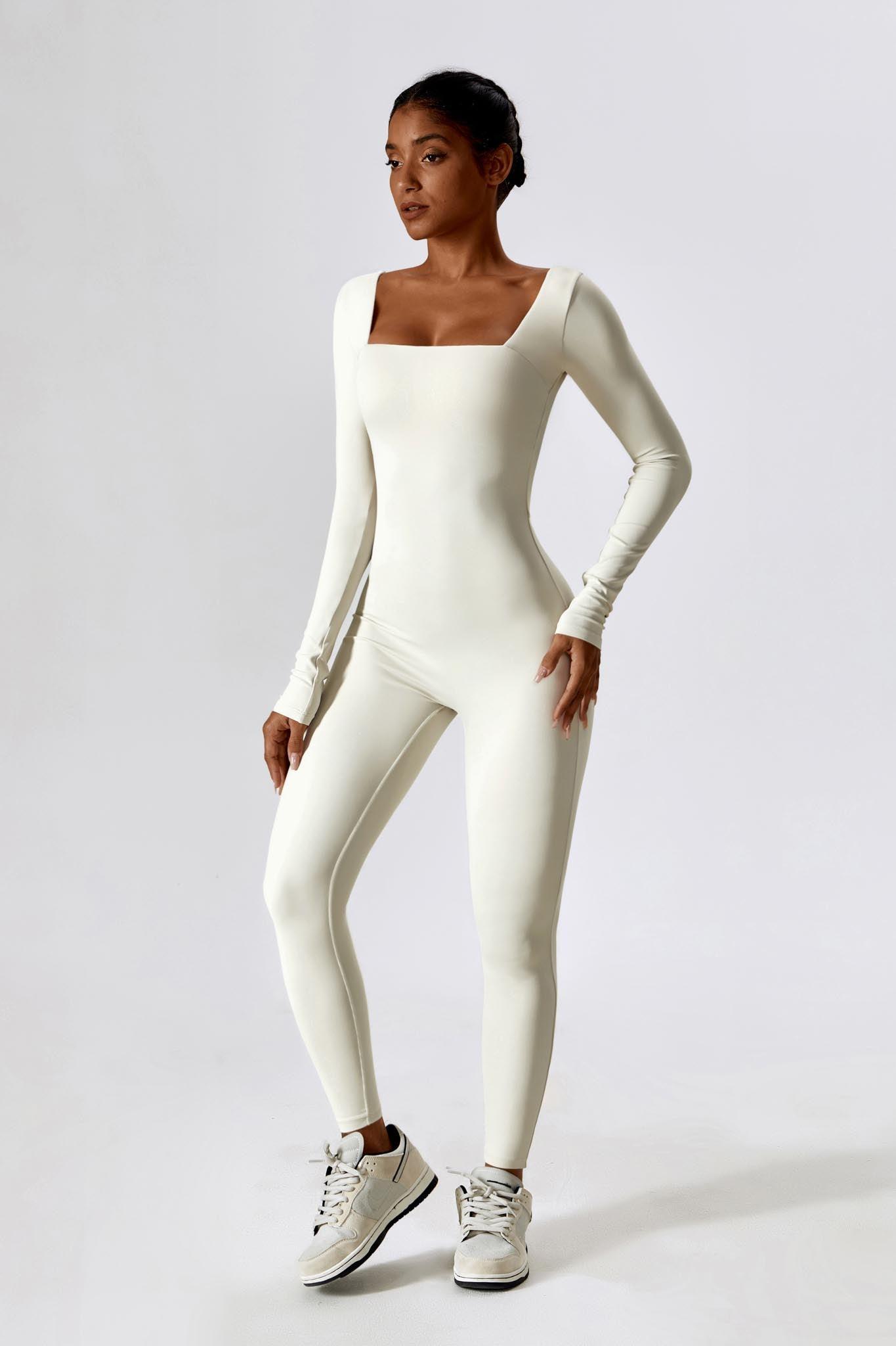 Sophia Jumpsuit - Porcelain White