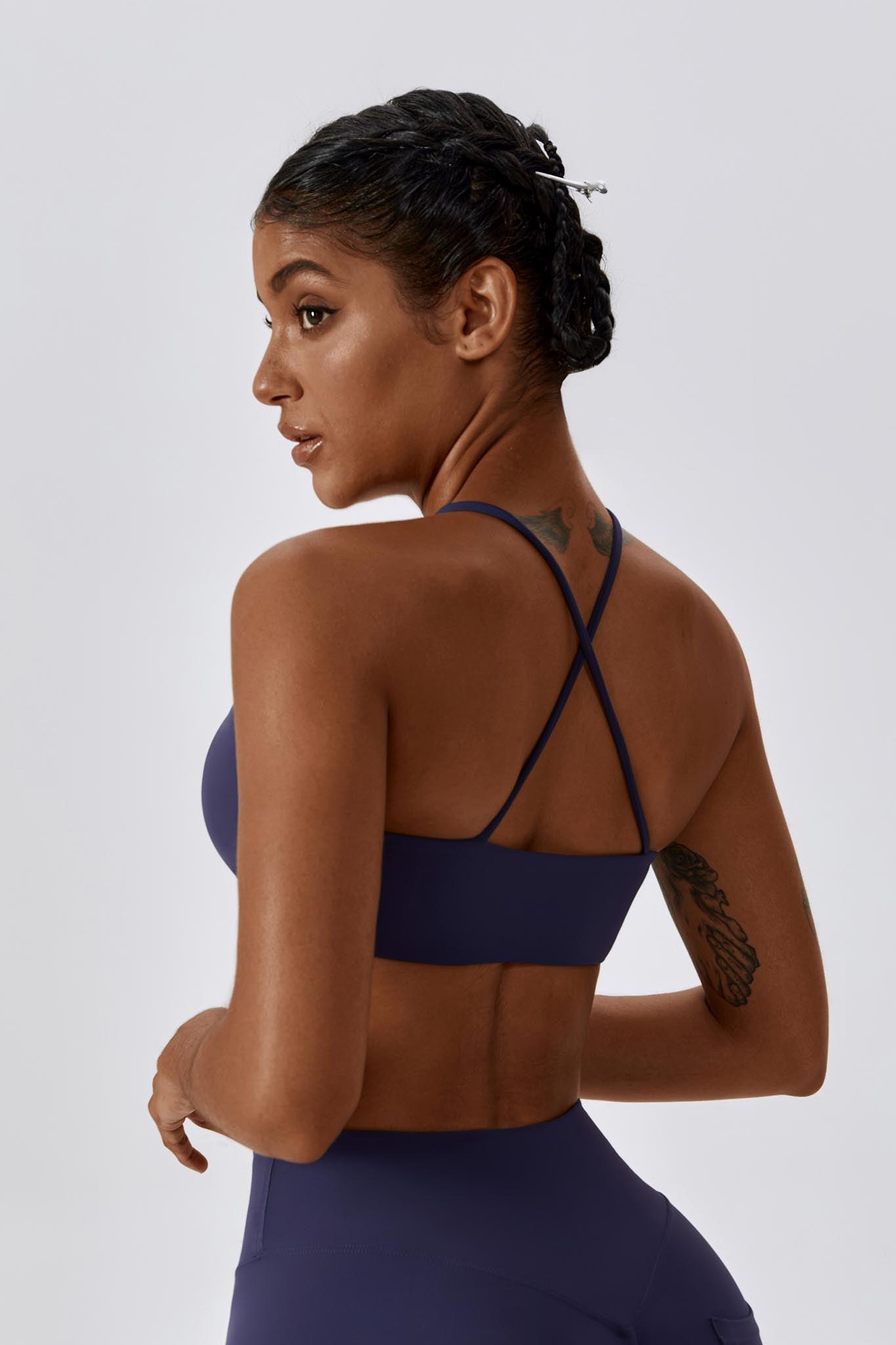 Sophia Sports Bra - Navy