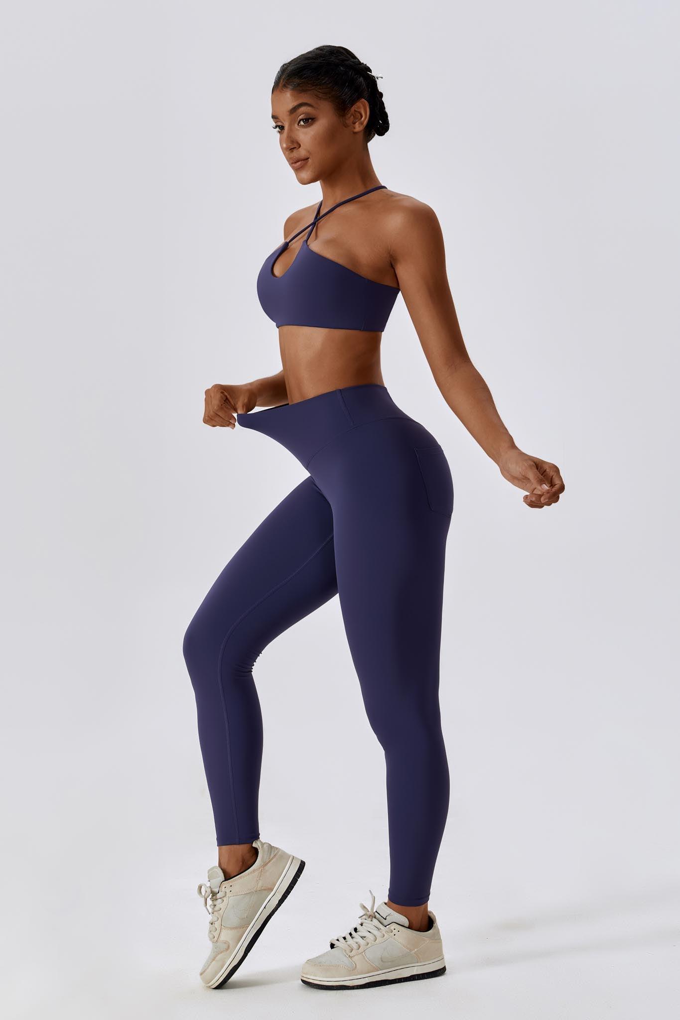 Sophia Sports Bra - Navy