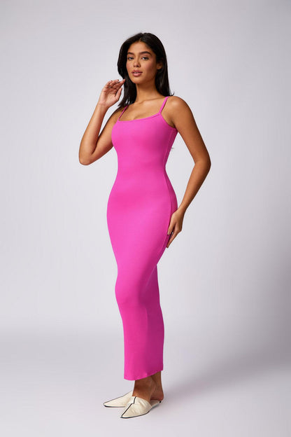 Thalia Long Dress - Magenta