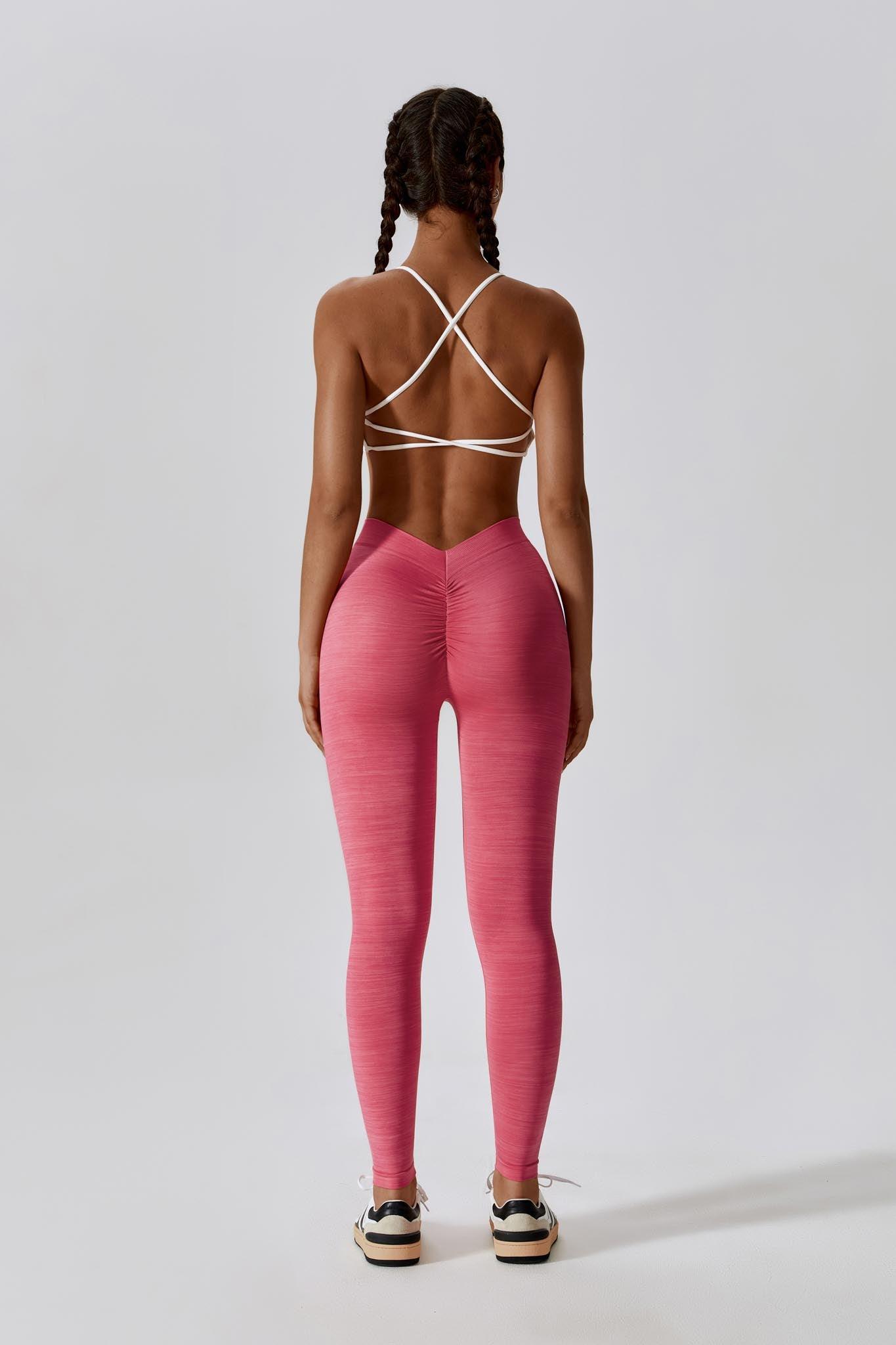 Victoria Seamless Leggings - Hawaiian Pink