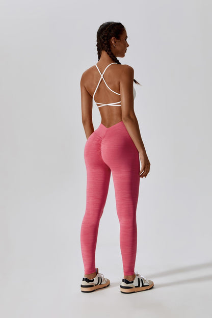 Victoria Seamless Leggings - Hawaiian Pink