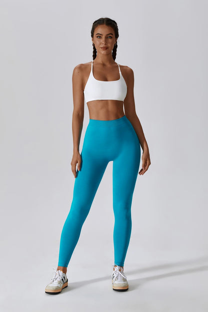 Victoria Seamless Leggings - Light Blue