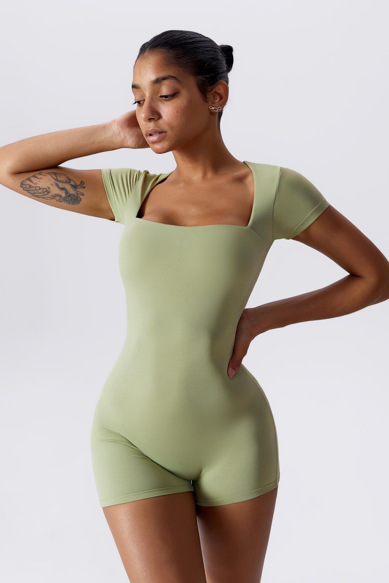 Xena Jumpsuit - Pistachio