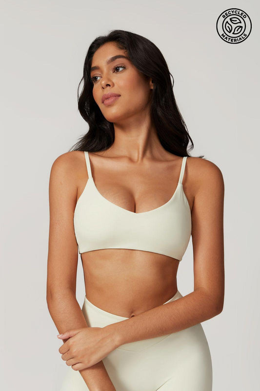 Zoe Sports Bra - Cream